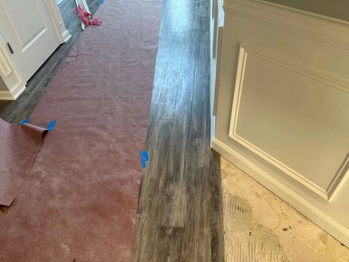 Completed marble shower restoration in Crestline